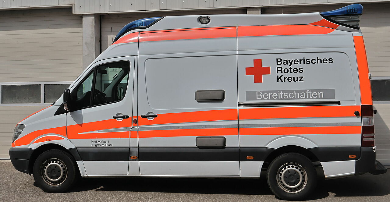 ehemaliger (Notfall-)Krankentransportwagen der Bereitschaft 1 - Stadtmitte